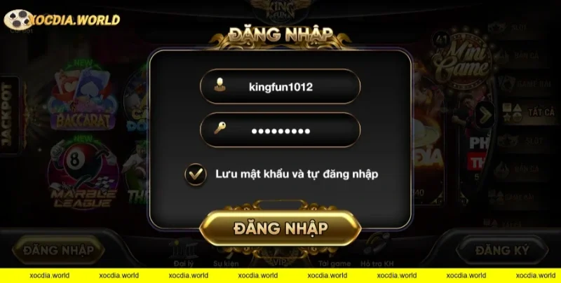 Hướng dẫn tham gia xóc đĩa Kingfun